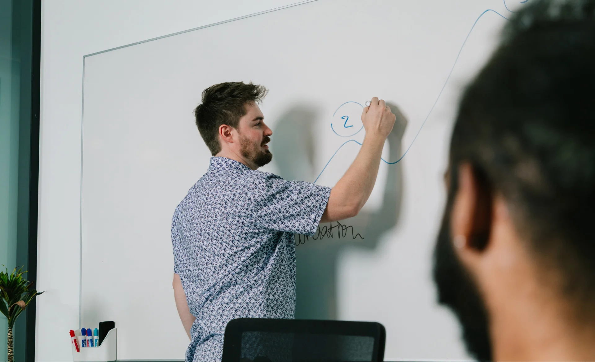 Kason teaching the Milestone Method.